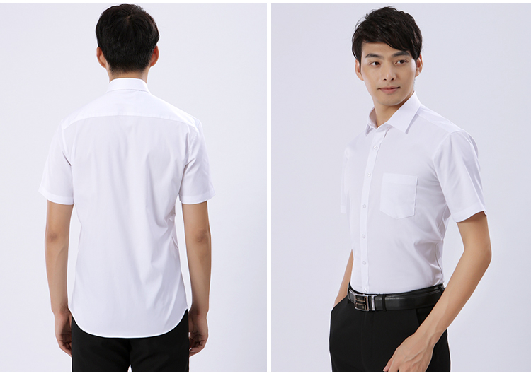 物保半毛安業(yè)公司男士職寶藍(lán)員襯衫