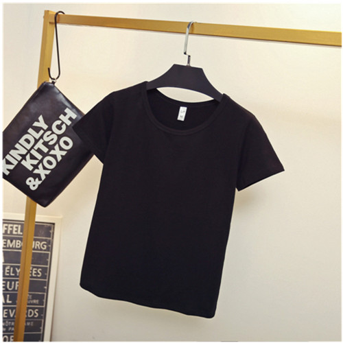 全棉短袖粉藍(lán)女裝T恤內(nèi)江女款