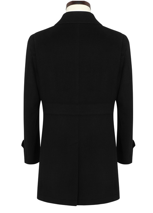 男士中軌道長款安順佐幘麻外套