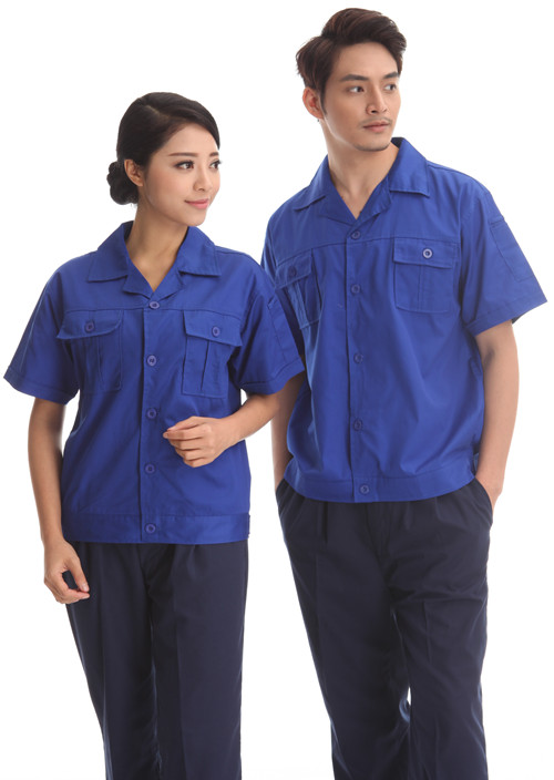 007純材料色款車餐飲間工款式作服