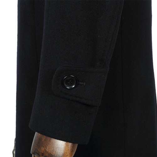 藏五菱青深灰色男士移動(dòng)大衣