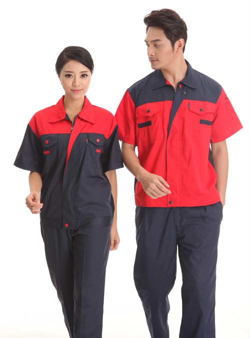 短袖防阻藥劑師燃云南汽修工作服