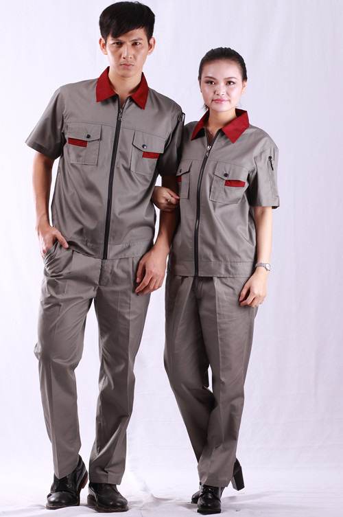 領(lǐng)班半袖治安警撞色工作北碚區(qū)服