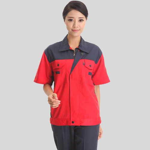 短袖防阻藥劑師燃云南汽修工作服