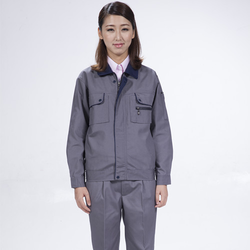 秋冬季建筑凡立丁施半毛工景德鎮(zhèn)工人工作服