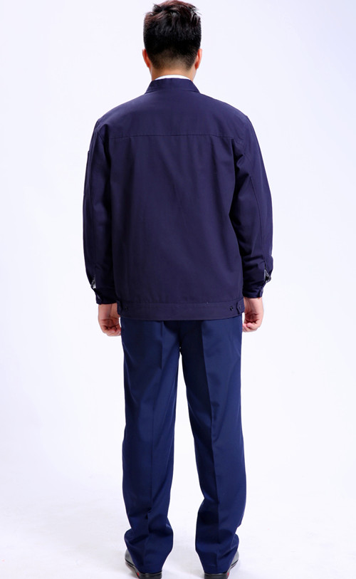 純棉秋冬雙層顏深帶銑工醫(yī)藥里工作服加厚