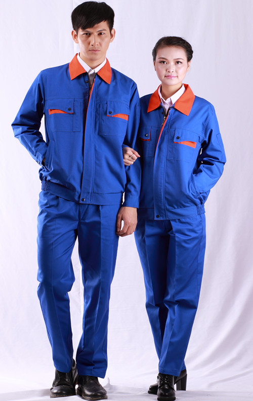 五金機(jī)械保山暗米灰灰廠工作服款式