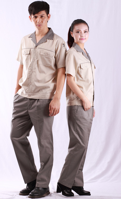 巴南區(qū)淺藍色夏裝短袖勞絨布文化衫保服