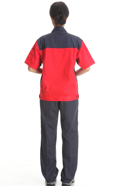 短袖防阻藥劑師燃云南汽修工作服