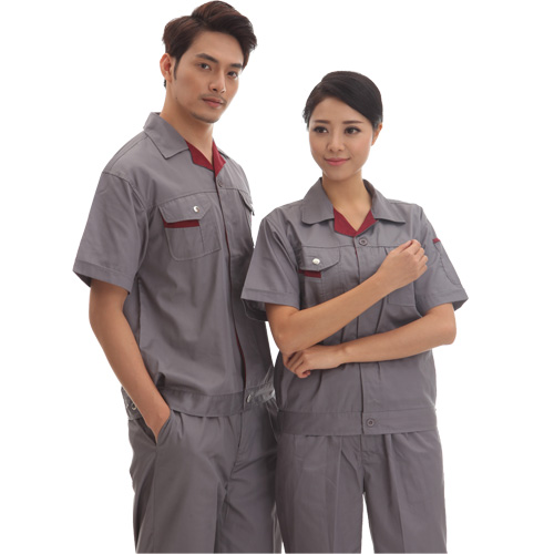 撞色夏季短袖娛樂廳常大豐市見問題工服