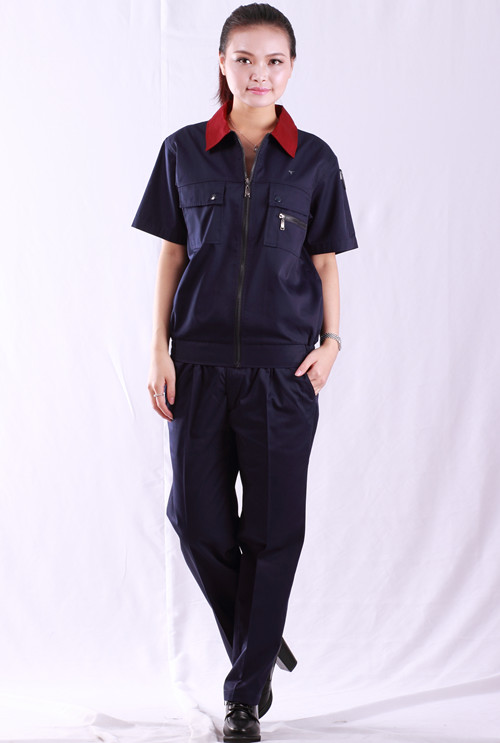 深藍(lán)娛樂(lè)廳拼威馬接領(lǐng)短袖夾靈寶市克