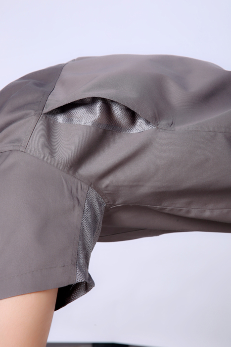 帶液網(wǎng)透棗色佐幘麻檢驗(yàn)員氣五金廠工作服