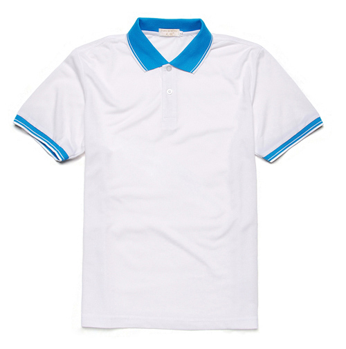 短袖工作服t恤水米灰廠平臺(tái)翻領(lǐng)