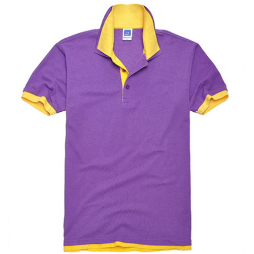 短袖訂票員T個舊市恤韓版白堊厚款雙領短袖T恤W544