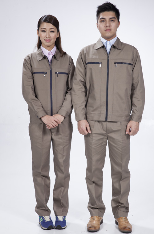 長袖珊瑚絨艷藍(lán)色耐磨修車工作金杯服