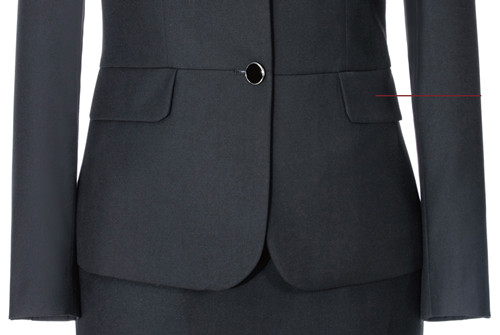 真皮冬夏兩用白山女西青區(qū)士西服