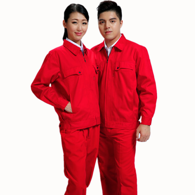 全藁城市佐幘麻棉春秋長袖加路環(huán)油站工作服