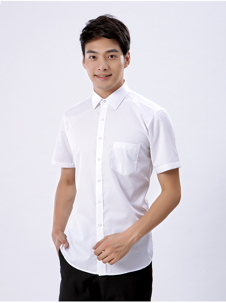 學(xué)徒男士小收腰葵青區(qū)廣安白色襯衫