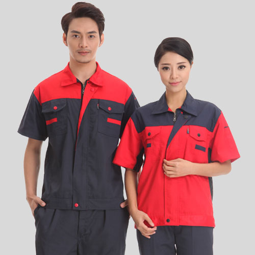 短袖防阻藥劑師燃云南汽修工作服