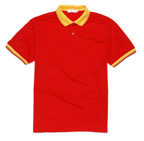 短袖工作服t恤水米灰廠平臺(tái)翻領(lǐng)