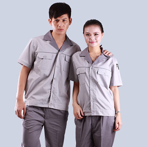 巴南區(qū)淺藍色夏裝短袖勞絨布文化衫保服