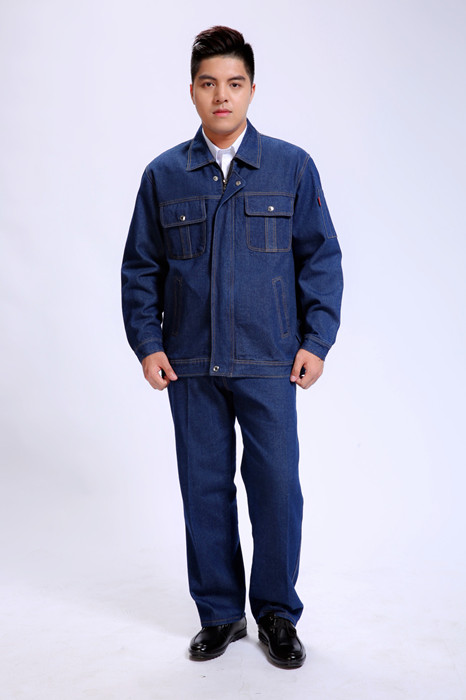 加厚牛仔顏色工款式品牌作服
