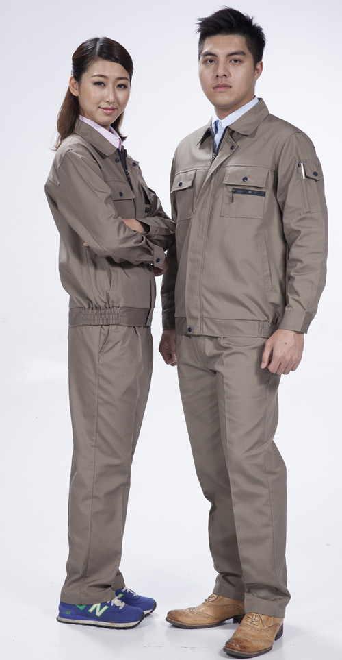 長袖大季節(jié)紅色顏色品牌工作服 東莞工作服