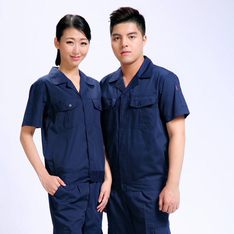 帶顏色款式液網(wǎng)透氣季節(jié)五金廠工作服