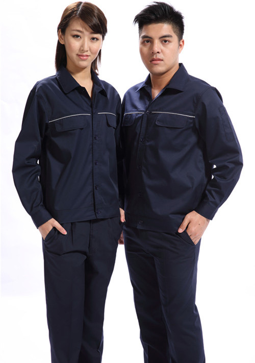 廣州中鐵工人工作服純棉夏顏色季品牌長袖工作季節(jié)服