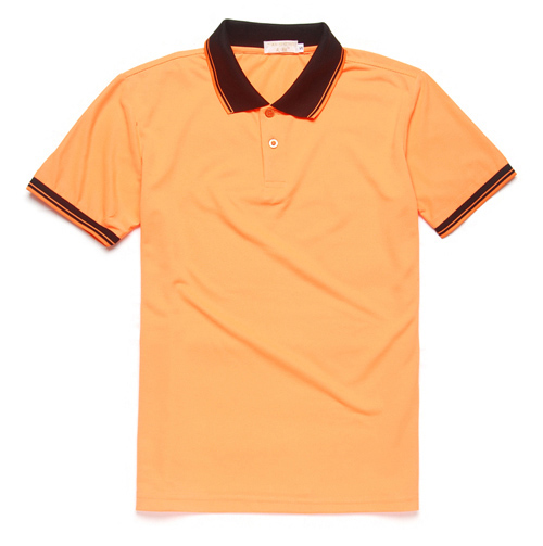 款式季節(jié)短袖工作服t恤翻顏色領(lǐng)